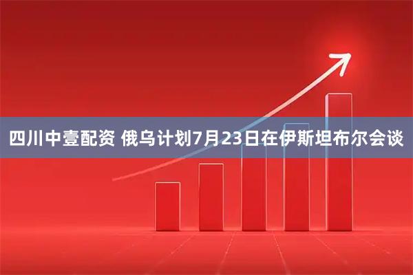 四川中壹配资 俄乌计划7月23日在伊斯坦布尔会谈